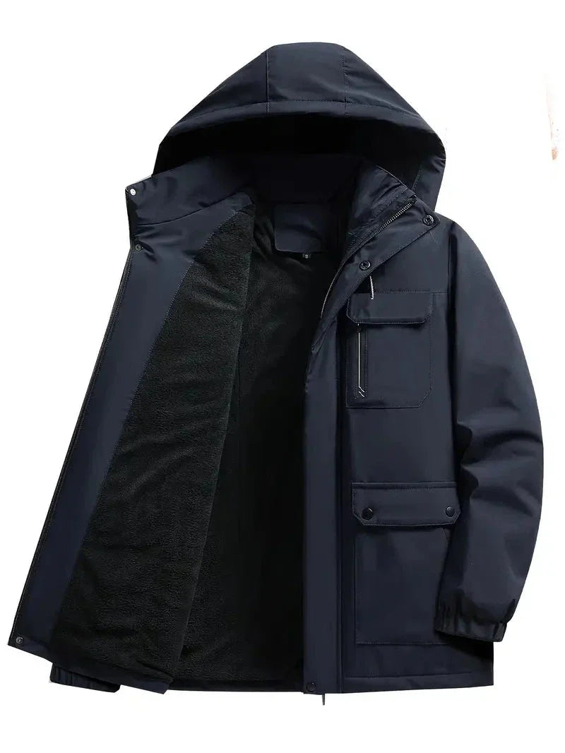 Parka winterjas heren in regular fit