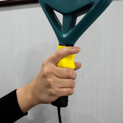 Siliconen grip trainer om een racketgrip
