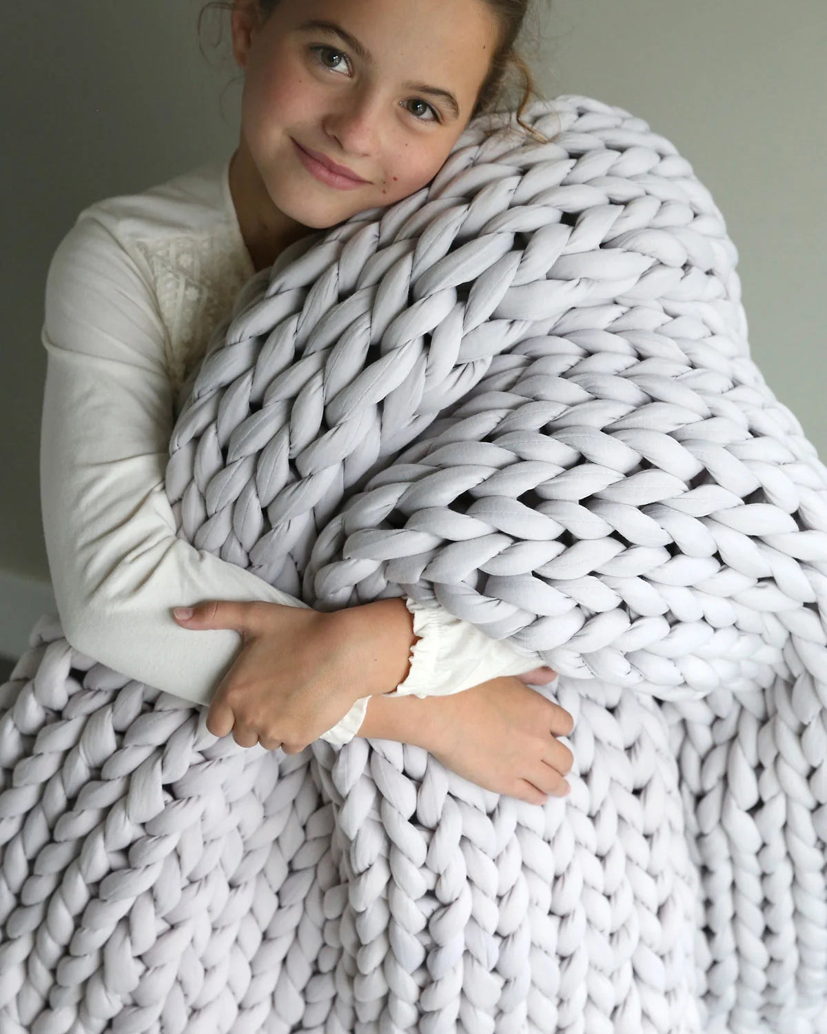 Handgebreid Chunky Plaid – Dik Gebreide Deken in Zachte Chenille voor Bank en Bed | Seveu