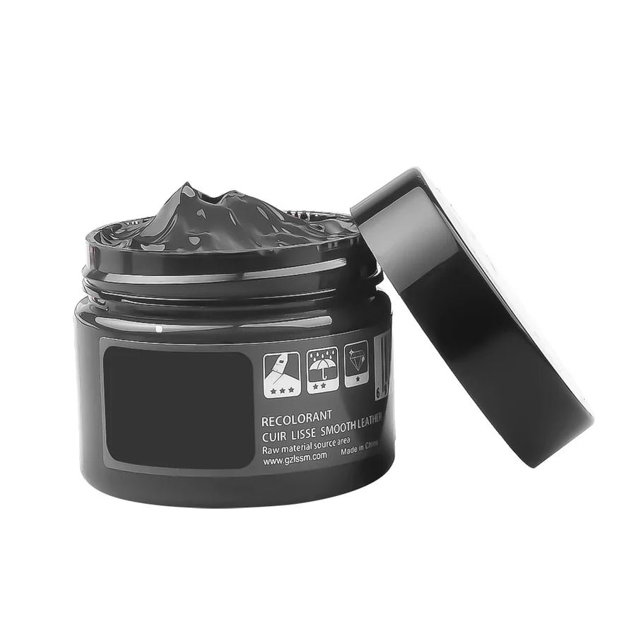 Lederreparatie set met balsem en kleuren voor autostoelen