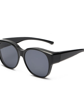 Overzet zonnebril met cat-eye montuur en getinte glazen