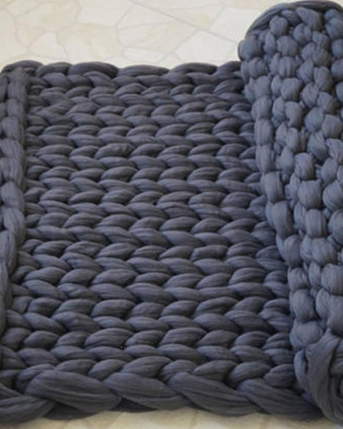 Handgebreid Chunky Plaid – Dik Gebreide Deken in Zachte Chenille voor Bank en Bed | Seveu