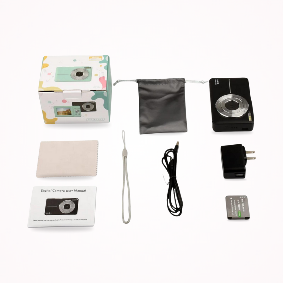 Digitale camera in vintage stijl