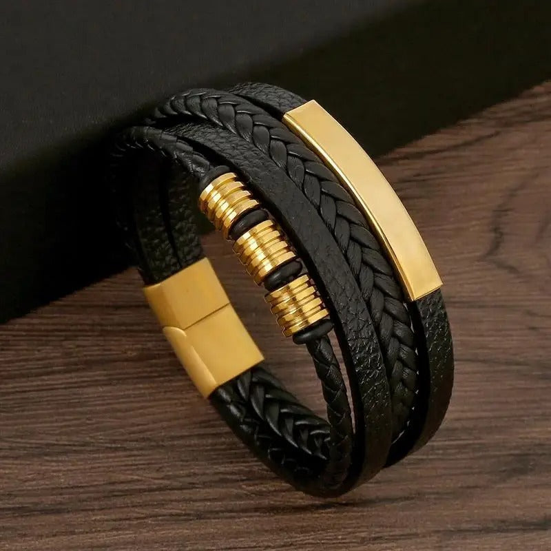 Armband heren om de pols