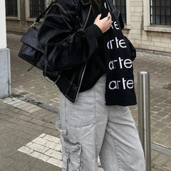 Oversized jas voor dames in stoere, casual stijl