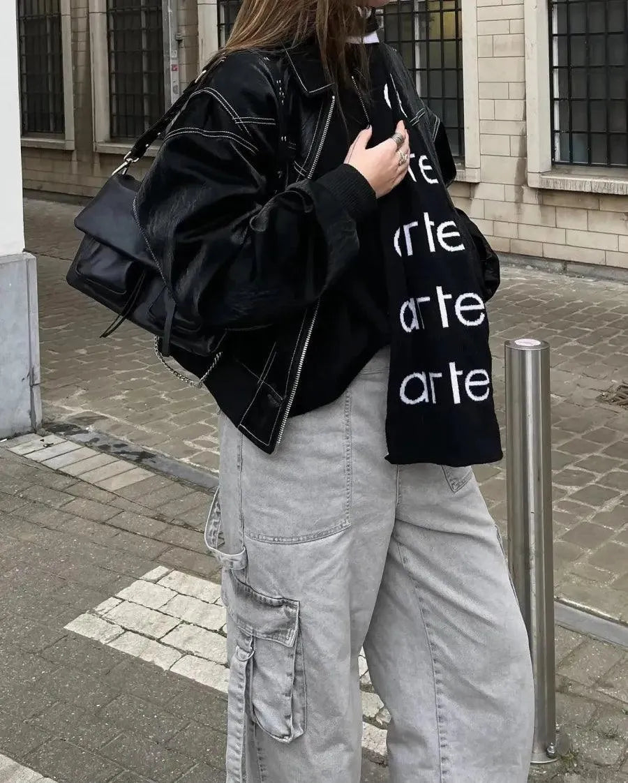 Oversized jas voor dames in stoere, casual stijl