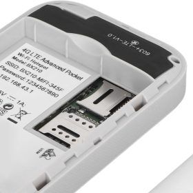 Compacte mobiele wifi router met LED-display
