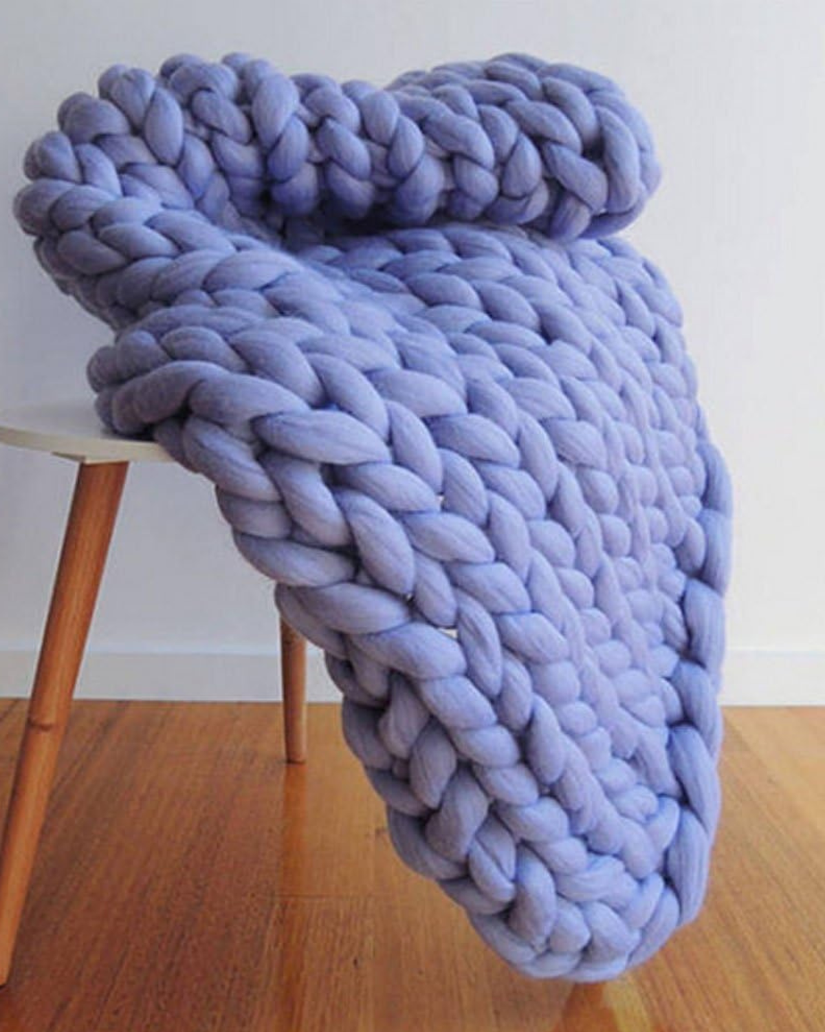 Handgebreid Chunky Plaid – Dik Gebreide Deken in Zachte Chenille voor Bank en Bed | Seveu