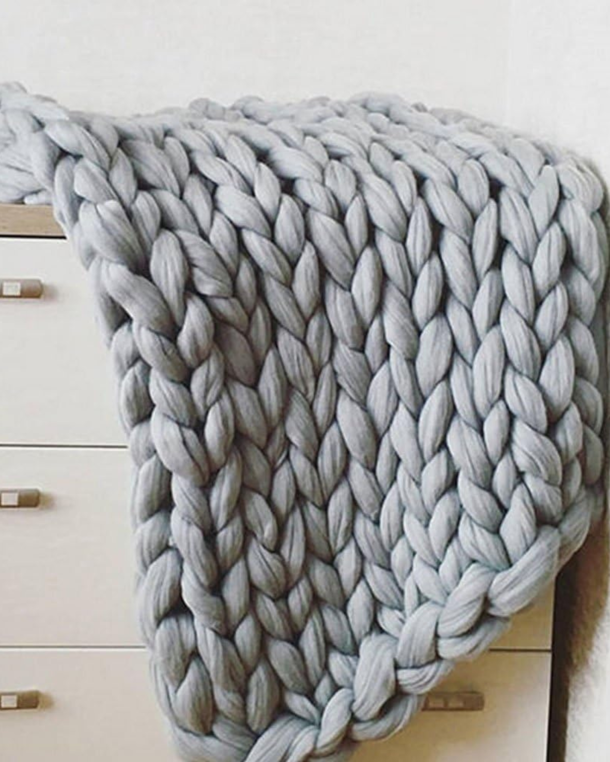 Handgebreid Chunky Plaid – Dik Gebreide Deken in Zachte Chenille voor Bank en Bed | Seveu