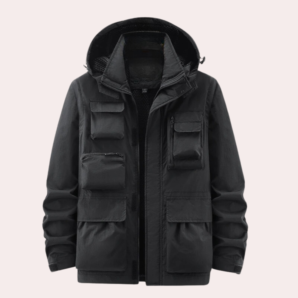 Gewatteerde winterjas parka heren