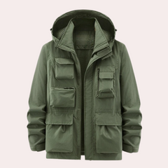 Gewatteerde winterjas parka heren