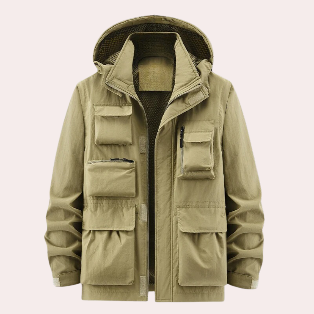Gewatteerde winterjas parka heren