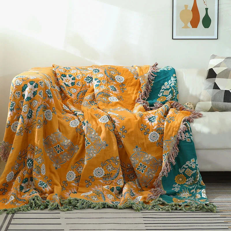 Luxe Plaid Deken – Zacht Woondeken met Tijdloos Design voor Bank en Bed | Seveu