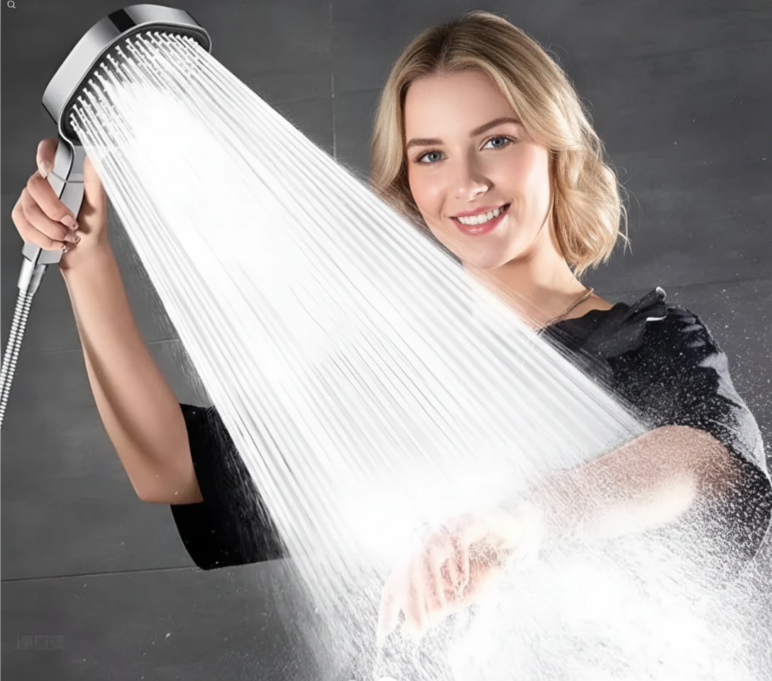 Hogedruk douchekop met filter