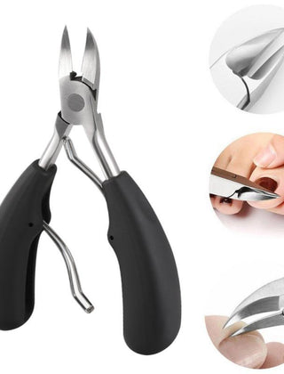 Teennagelschaar met gebogen mesjes en antislip greep