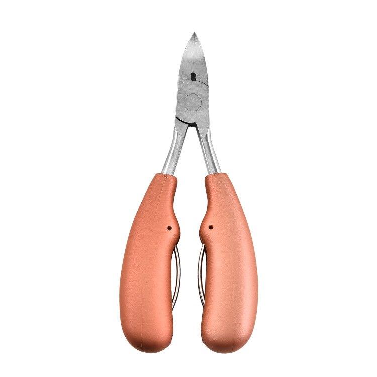Teennagelschaar met gebogen mesjes en antislip greep