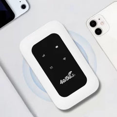 Compacte mobiele wifi router met LED-display