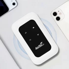Compacte mobiele wifi router met LED-display