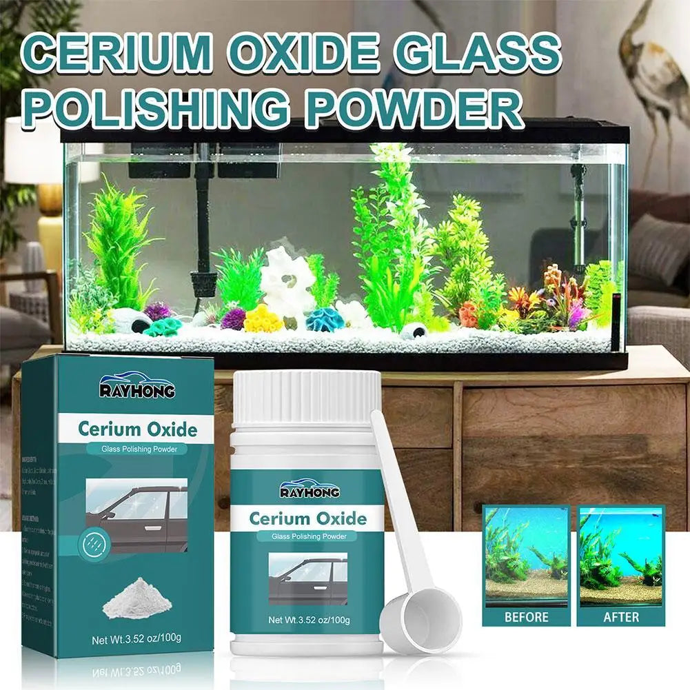 Ceriumoxide polijstpoeder voor glas