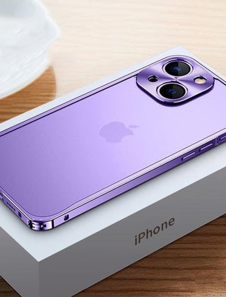 Aluminium bumper hoesje om een iPhone