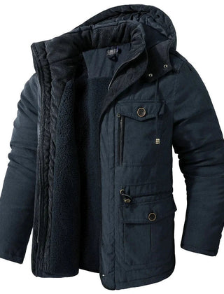 Waterdichte winterjas met capuchon en fleecevoering