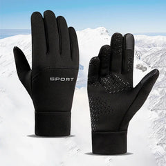 Winterwarme handschoenen Touchscreen Winddicht Koudebestendige fietshandschoenen, hardloop-, wandel-skihandschoenen voor heren, dames