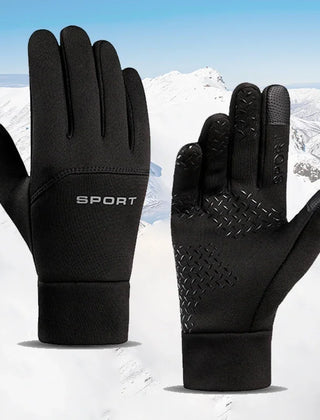 Winterwarme handschoenen Touchscreen Winddicht Koudebestendige fietshandschoenen, hardloop-, wandel-skihandschoenen voor heren, dames