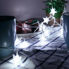 LED Star Fairy Lights Outdoor Chain Lights Garland Bulb Lichtslingers Party Home Wedding Terrace Garden Kerstdecoratie
