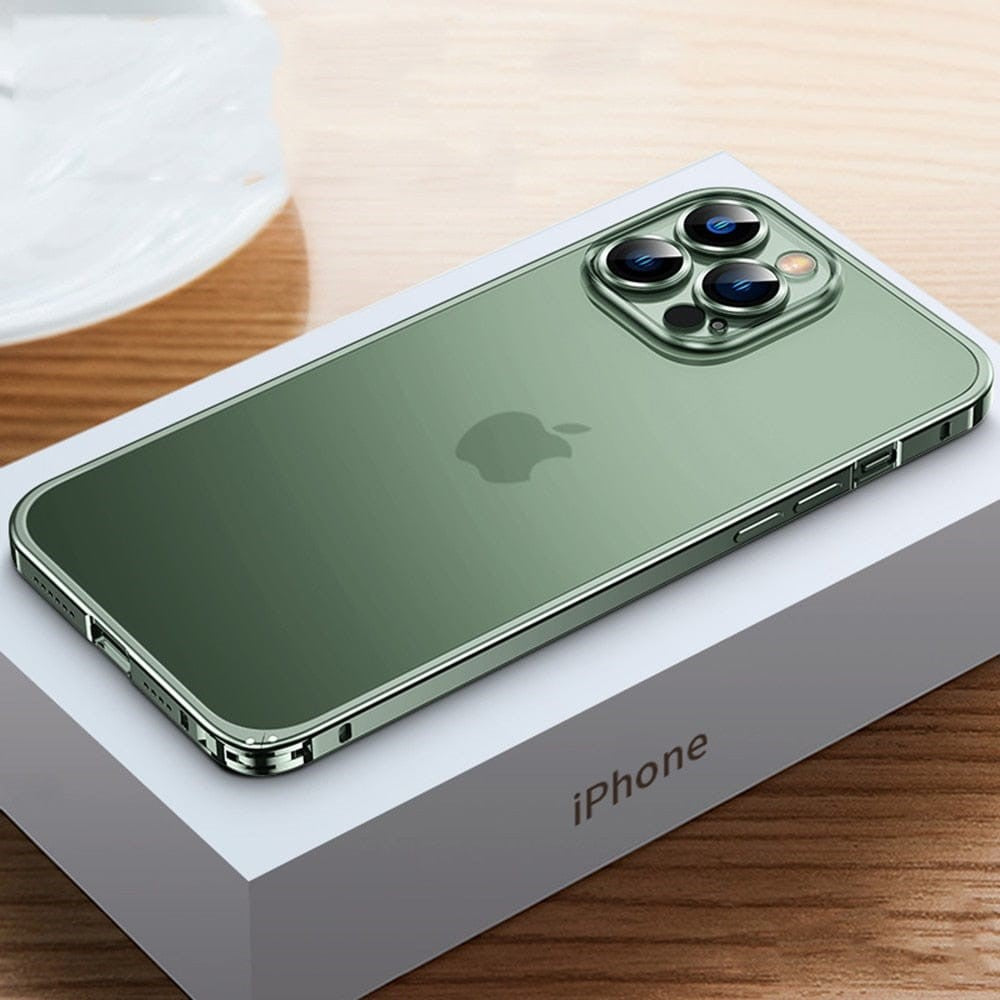 Aluminium bumper hoesje om een iPhone