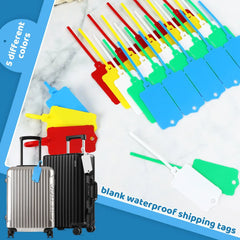 Herbruikbare kunststof labels met kabelbinders in verschillende kleuren