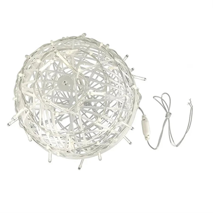 1 Stuk 20/30CM Kerst Globe Fairy Light 24V / 220V Hangende Boom Globe Ball Lichtsnoer Waterdichte Tuin LED Bol Licht