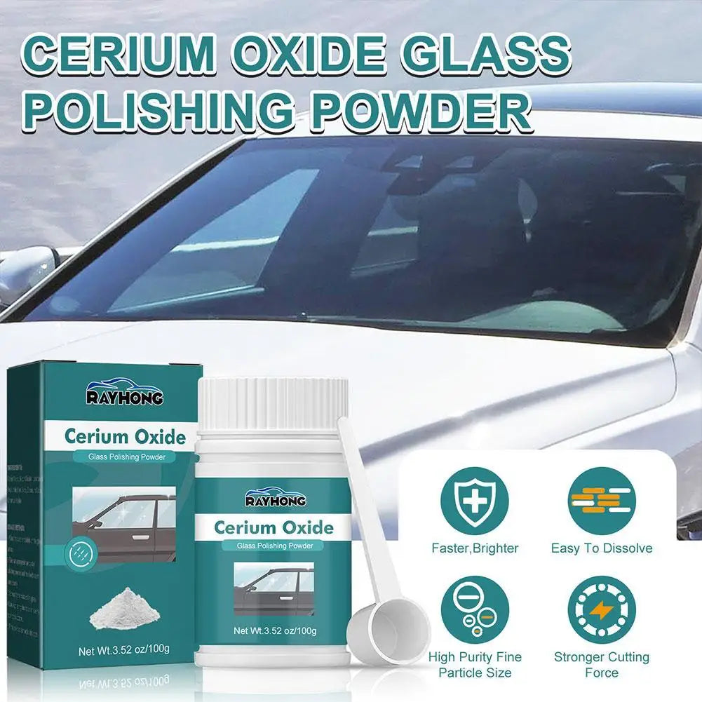Ceriumoxide polijstpoeder voor glas