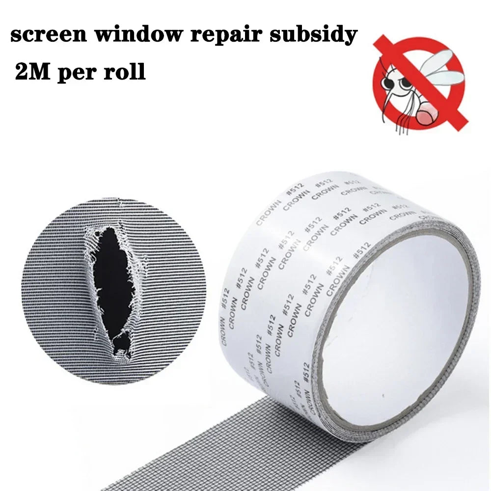 Zelfklevende reparatietape op een hor
