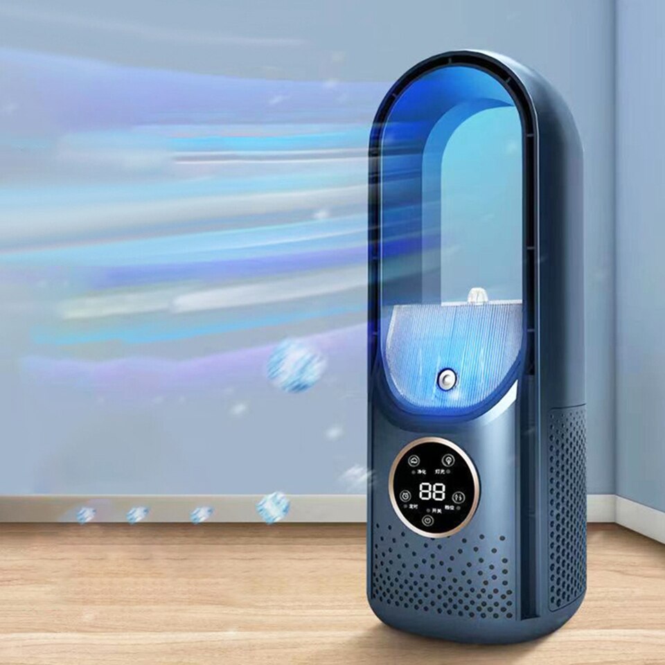Torenventilator zonder wieken met LED-display
