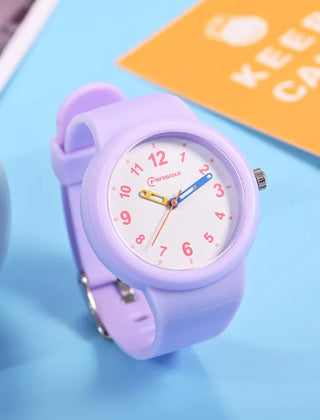 Sportief kinderhorloge met wijzerplaat