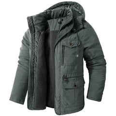 Waterdichte winterjas met capuchon en fleecevoering