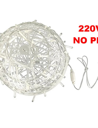 1 Stuk 20/30CM Kerst Globe Fairy Light 24V / 220V Hangende Boom Globe Ball Lichtsnoer Waterdichte Tuin LED Bol Licht