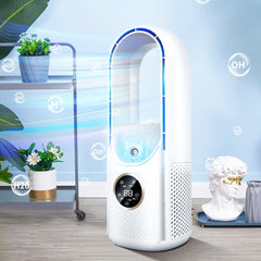 Torenventilator zonder wieken met LED-display