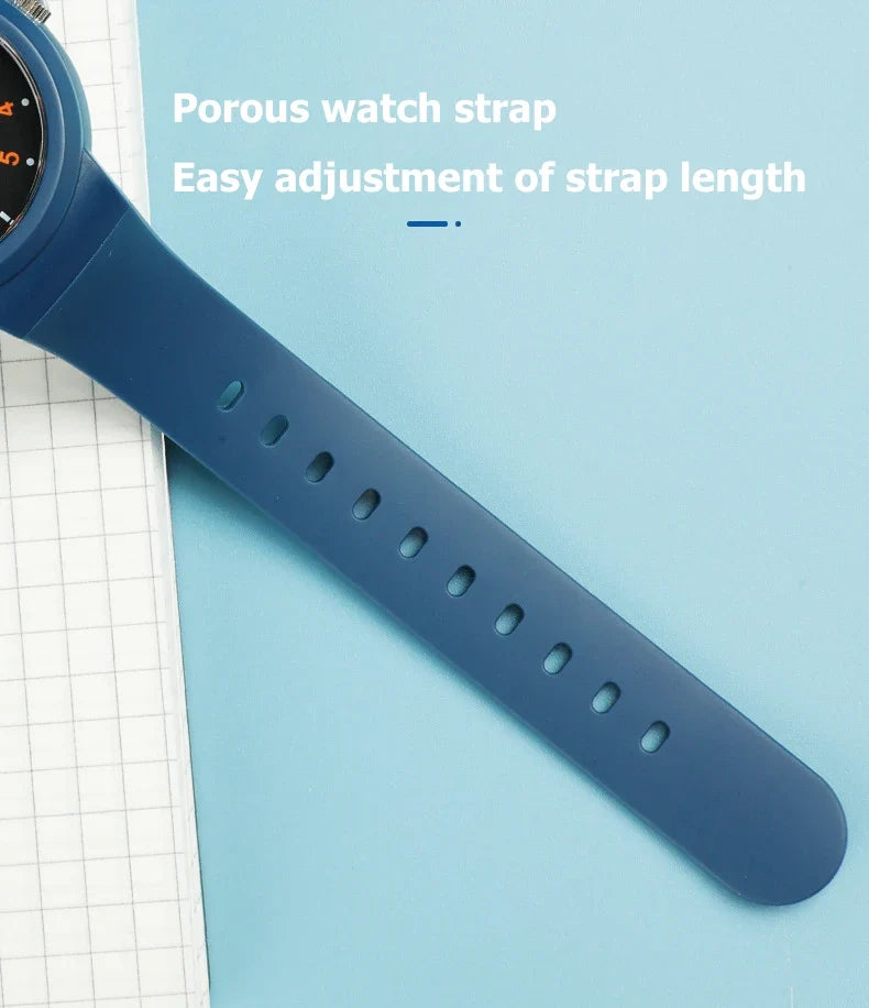 Sportief kinderhorloge met wijzerplaat