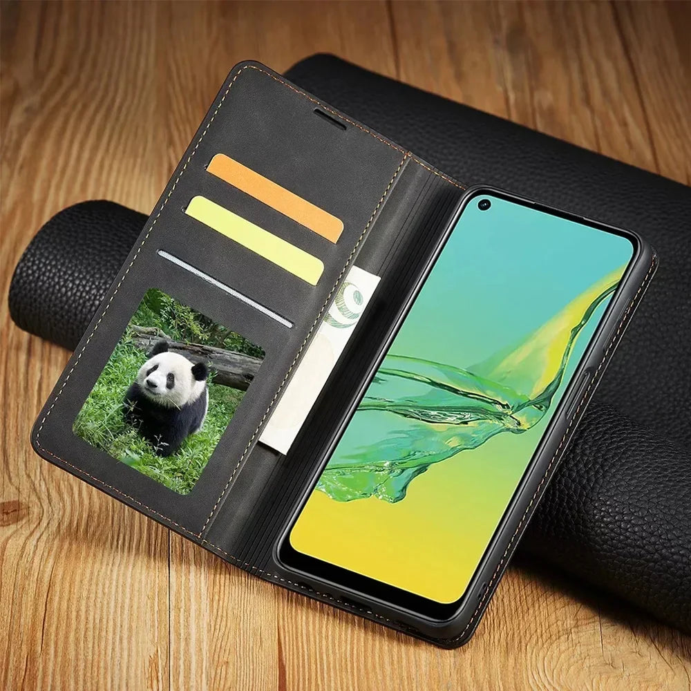 Flip-cover hoesje voor Samsung met kaarthouder