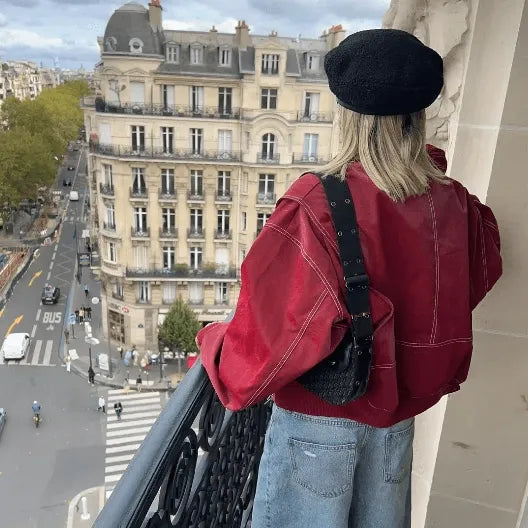 Oversized jas voor dames in stoere, casual stijl