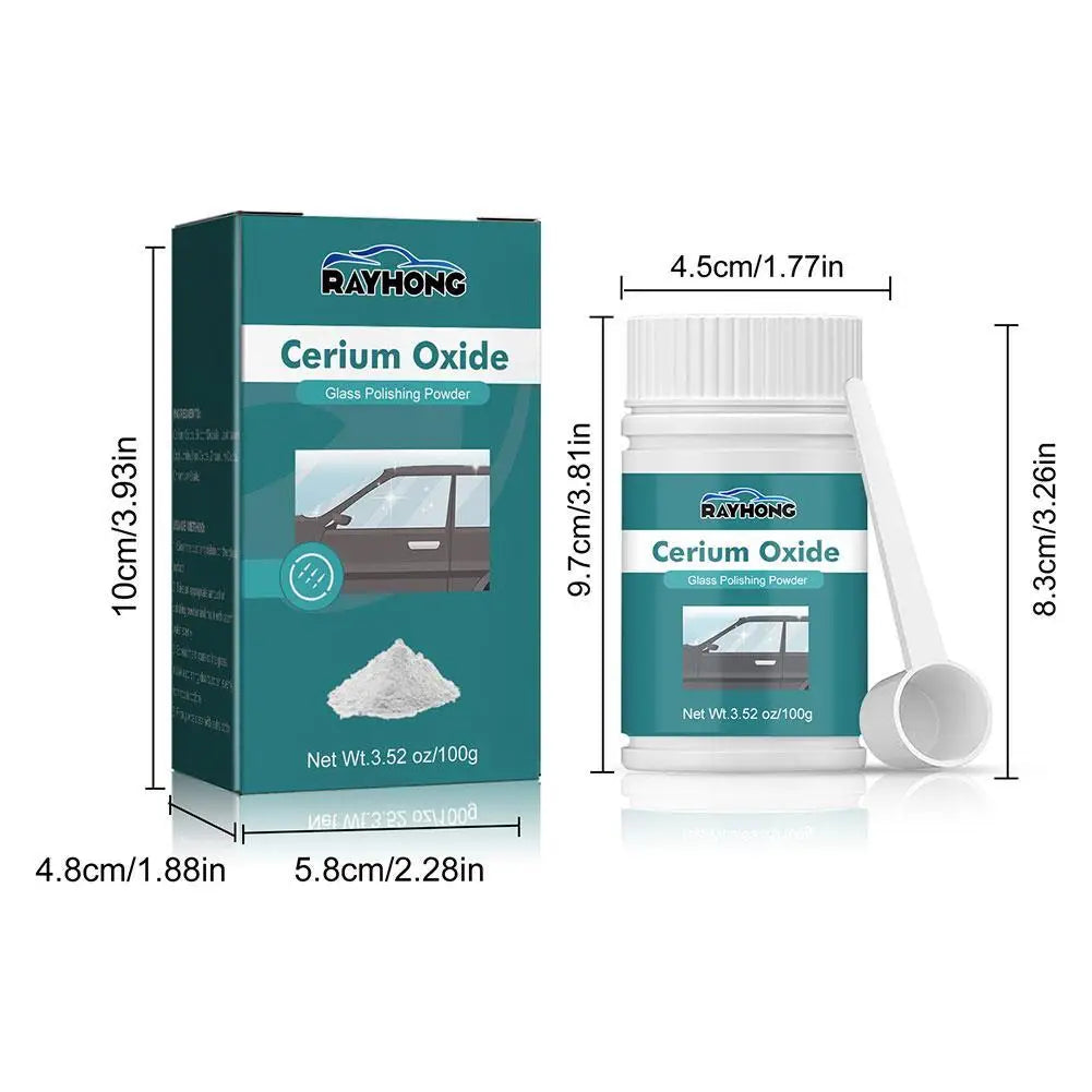 Ceriumoxide polijstpoeder voor glas