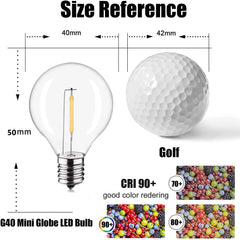 G40 led lamp met E12-fitting