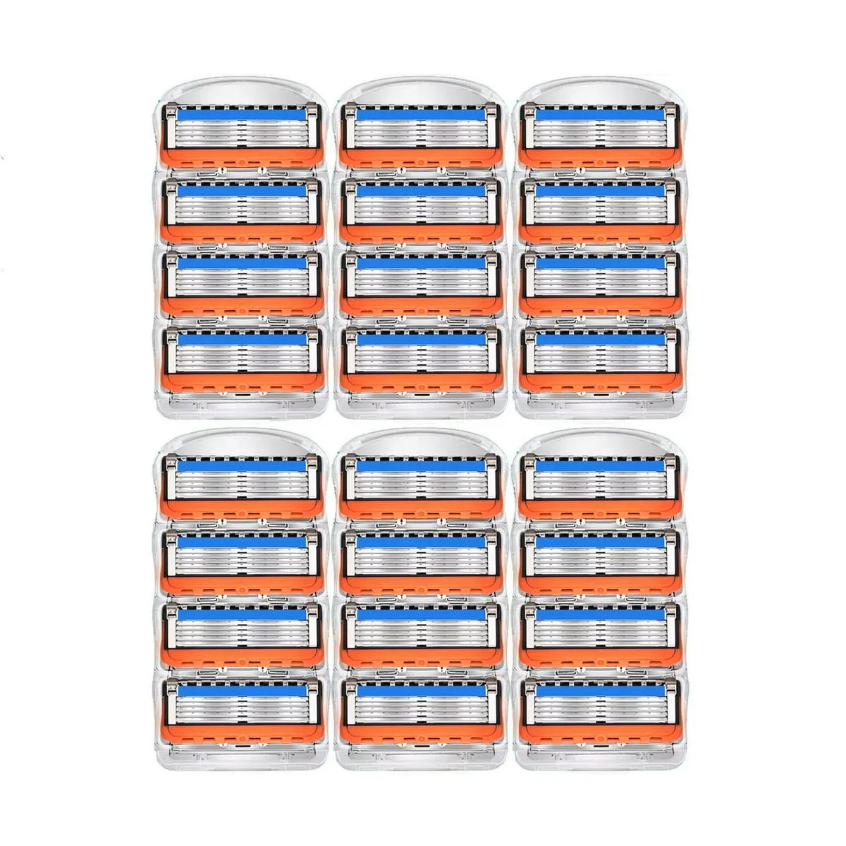 Scheermesjes met vijf mesjes en handvat