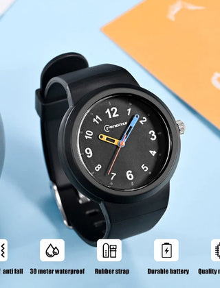 Sportief kinderhorloge met wijzerplaat