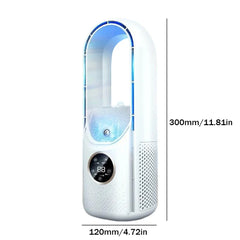 Torenventilator zonder wieken met LED-display