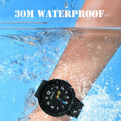 Sportief kinderhorloge met wijzerplaat