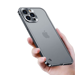 Aluminium bumper hoesje om een iPhone