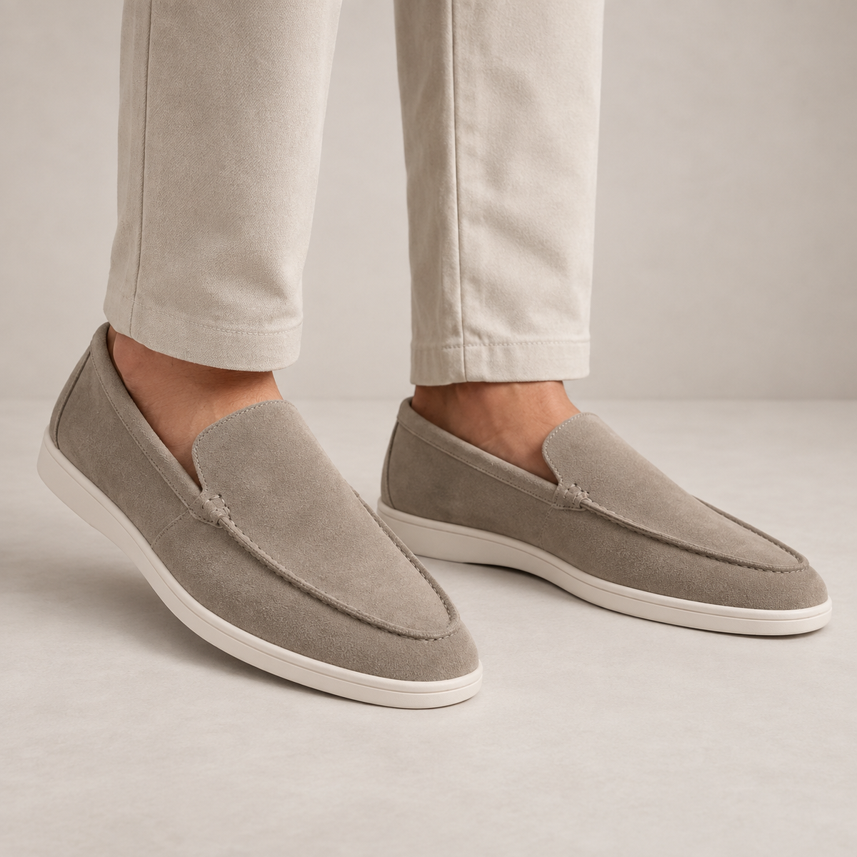 Casual loafers heren, instapmodel met lage schacht