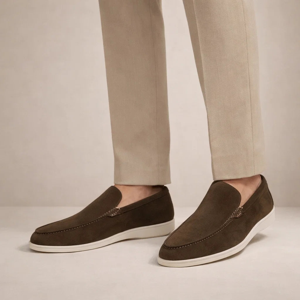Casual loafers heren, instapmodel met lage schacht